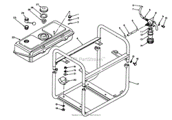 FUEL TANK &amp; FRAME ASSEMBLY