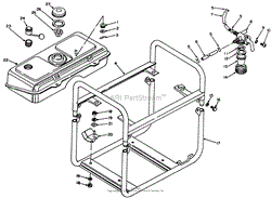 FUEL TANK &amp; FRAME ASSEMBLY