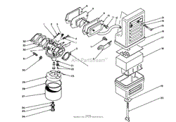 AIR CLEANER &amp; CARBURETOR ASSEMBLY