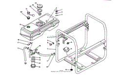 FUEL TANK &amp; FRAME ASSEMBLY