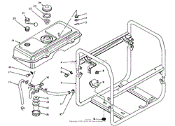 FUEL TANK &amp; FRAME ASSEMBLY