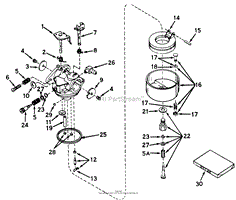 CARBURETOR NO. 631581