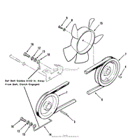 DRIVE BELT AND PULLEYS