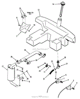 THROTTLE, CHOKE, FUEL AND EXHAUST SYSTEM