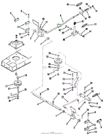 BRAKE AND CLUTCH LINKAGE-5-SPEED MODELS