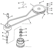 DRIVE BELT AND PULLEYS-5 SPEED MODELS