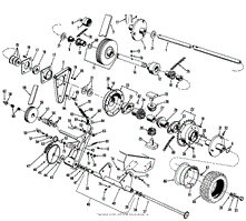 DIFFERENTIAL AND COUNTER SHAFT ASSEMBLY PARTS LIST