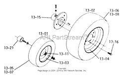 13.000 WHEELS AND TIRES (PLATE 13.1)