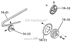 DRIVE BELTS &amp; PULLEYS (PLATE 14.1)