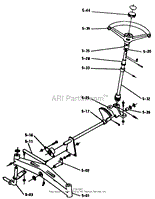 FRONT AXLE AND STEERING (PLATE 5.1)