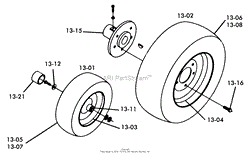 13.000 WHEELS AND TIRES (FIG. 13)