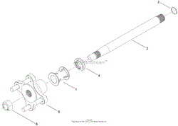 AXLE KIT ASSEMBLY NO. 120-7932