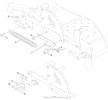 DECK LIFT ASSIST ASSEMBLY NO. 132-6850