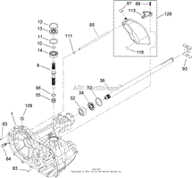 MAIN HOUSING AND BEARING ASSEMBLY TRANSAXLE NO. 104-1760