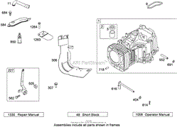 CYLINDER ASSEMBLY BRIGGS AND STRATTON 331777-0946-B2