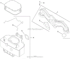 AIR INTAKE AND FLITRATION ASSEMBLY KOHLER SV720-0011