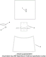 EXHAUST STUD, GASKET AND DECAL ASSEMBLY KOHLER SV720-0011