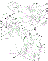 FUEL TANK AND HOOD ASSEMBLY