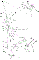 STEERING SHAFT AND FRONT AXLE ASSEMBLY