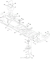 FRAME, BATTERY AND ELECTRIC PTO ASSEMBLY