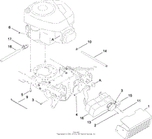 MUFFLER AND SHIELD ASSEMBLY