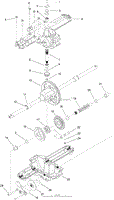 SINGLE SPEED TRANSMISSION ASSEMBLY NO. 112-0368