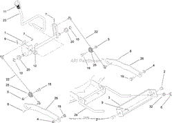 DECK LIFT ARM ASSEMBLY