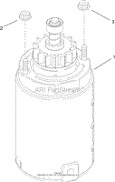 STARTING SYSTEM ASSEMBLY KOHLER SV600-0018