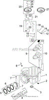 CRANKCASE ASSEMBLY KOHLER SV540-0019