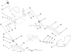 DECK LIFT ARM ASSEMBLY