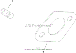 EXHAUST AND GASKET ASSEMBLY KOHLER SV540-0019