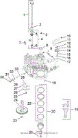 CRANKCASE ASSEMBLY KOHLER SV730-0018