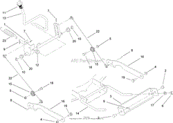 DECK LIFT ARM ASSEMBLY