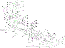 FRAME AND BATTERY ASSEMBLY