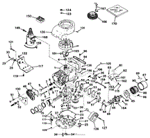 ENGINE V70-125130 (ELECTRIC)