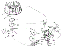 MODEL 610681A MAGNETO ASSEMBLY (ELECTRIC)