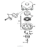 REWIND STARTER 590420 (MODEL 56020)