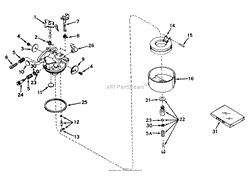 CARBURETOR NO. 631449