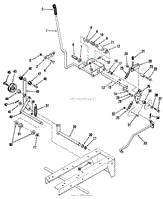 CLUTCH, BRAKE AND SPEED CONTROL LINKAGE(2)