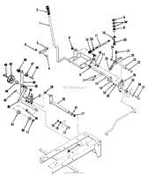 CLUTCH, BRAKE AND SPEED CONTROL LINKAGE(3)