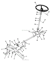 FRONT AXLE AND STEERING