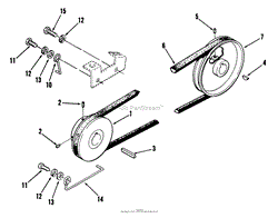 DRIVE BELT AND PULLEYS