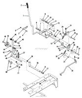 CLUTCH, BRAKE AND SPEED CONTROL LINKAGE(3)