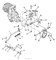 CLUTCH, BRAKE AND SPEED CONTROL LINKAGE