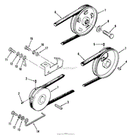 DRIVE BELT AND PULLEYS