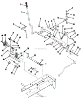 CLUTCH, BRAKE AND SPEED CONTROL LINKAGE(2)