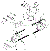 DRIVE BELT AND PULLEYS