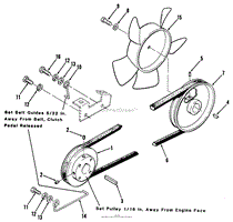 DRIVE BELT AND PULLEYS