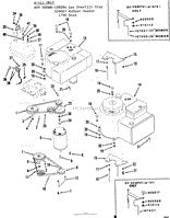 ENGINE/DRIVE MOTOR, DRIVE BELT AND PULLEYS