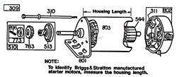 ENGINE BRIGGS &amp; STRATTON MODEL NO. 191707-2132-01(3)